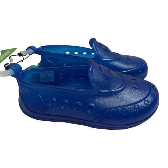 Speedo Blue Rubber Jelly Shoes Boys Toddler Size S 5-6 NWT - Picture 1 of 9